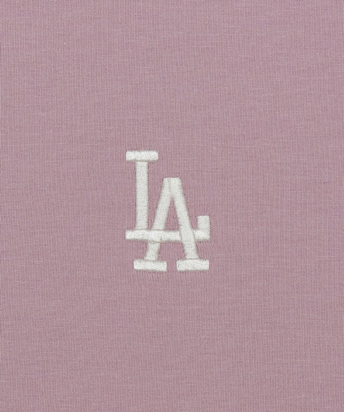 엠엘비(MLB) 여성 베이직 스몰로고 링거 티셔츠 LA (L.Lavender)