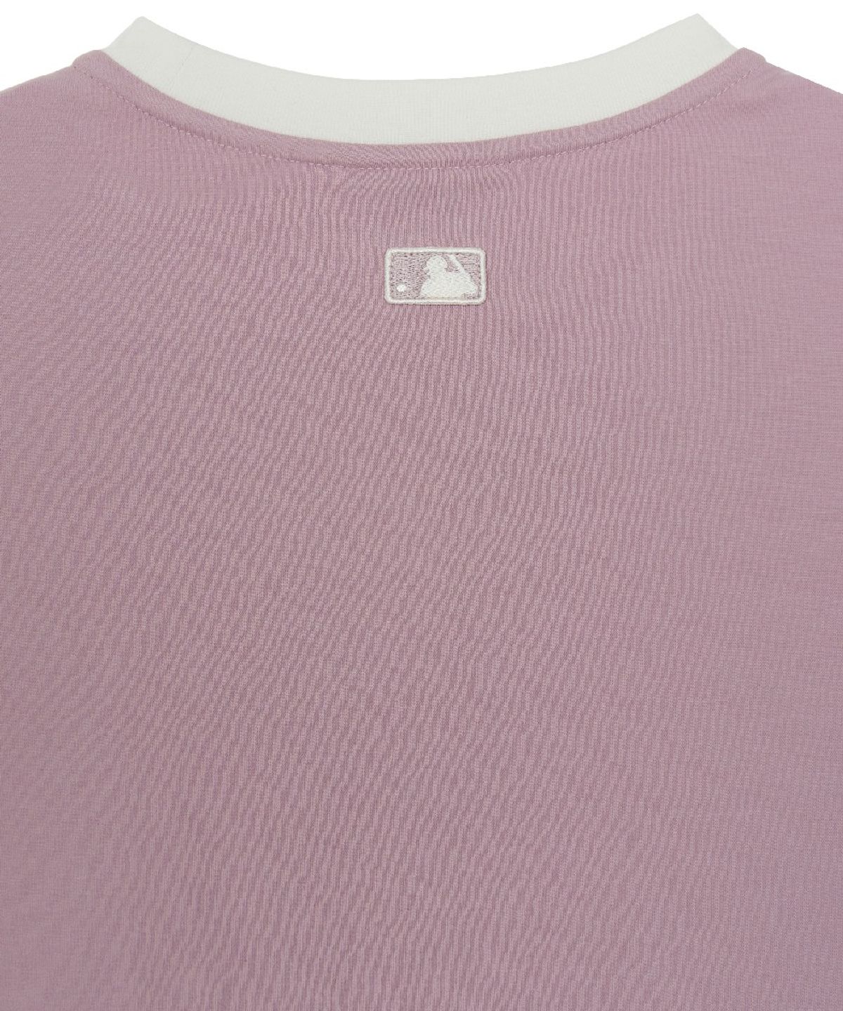 엠엘비(MLB) 여성 베이직 스몰로고 링거 티셔츠 LA (L.Lavender)