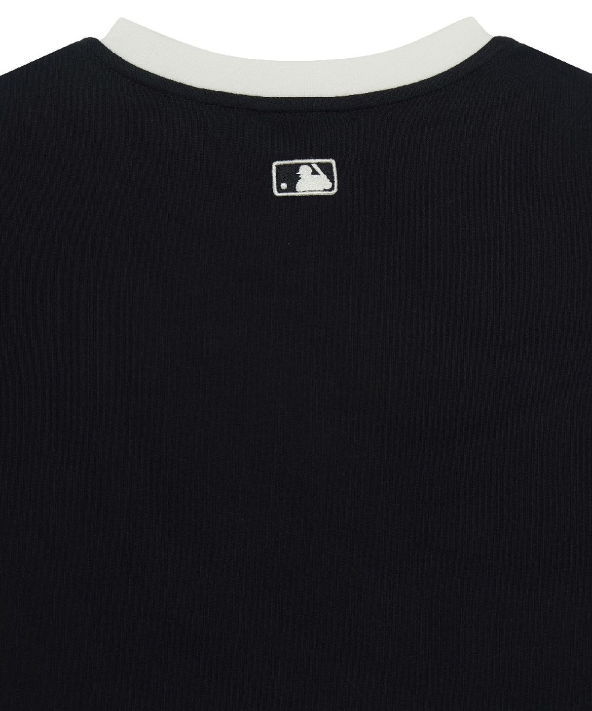 엠엘비(MLB) 여성 베이직 스몰로고 링거 티셔츠 SD (Black)
