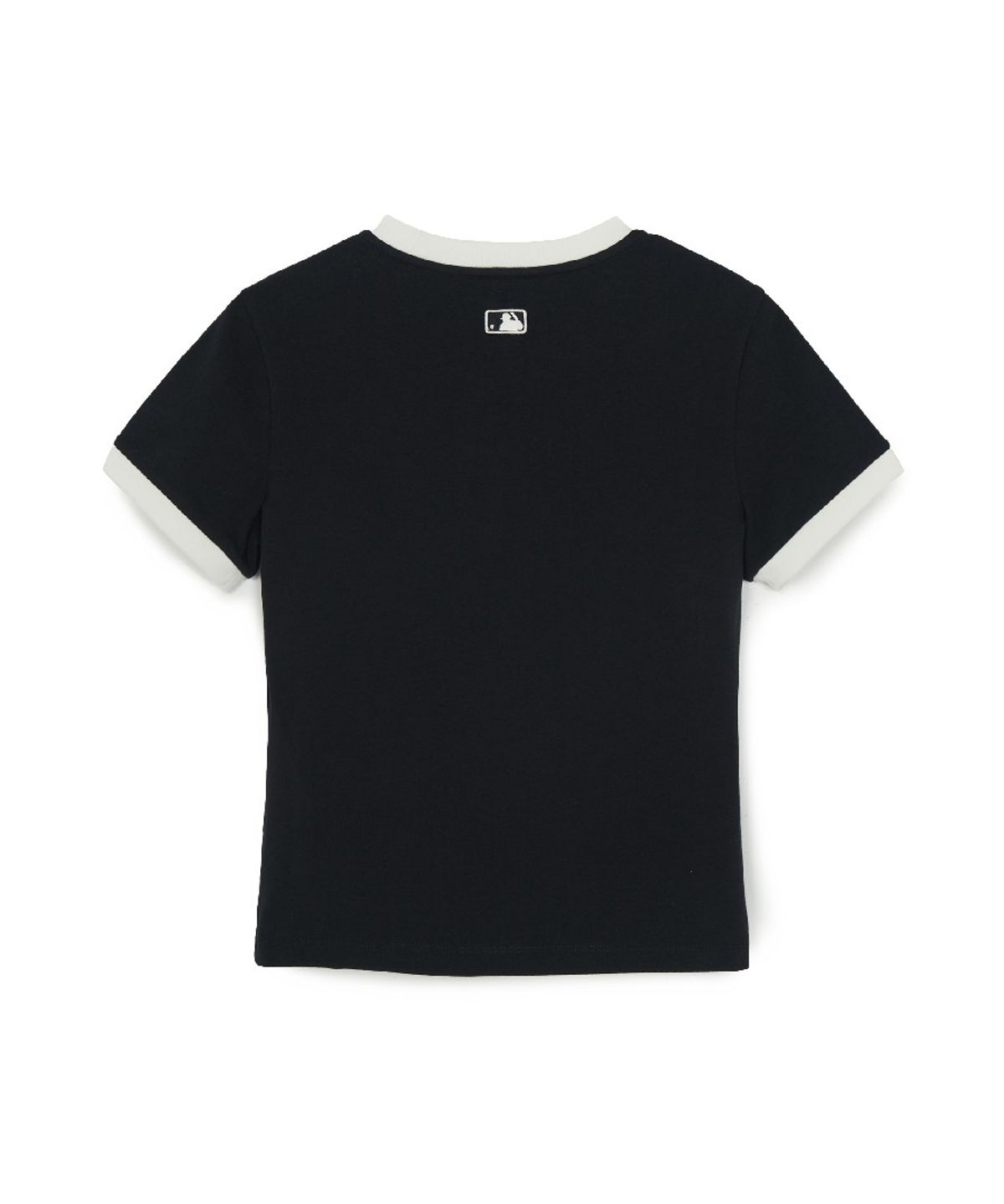 엠엘비(MLB) 여성 베이직 스몰로고 링거 티셔츠 SF (Black)