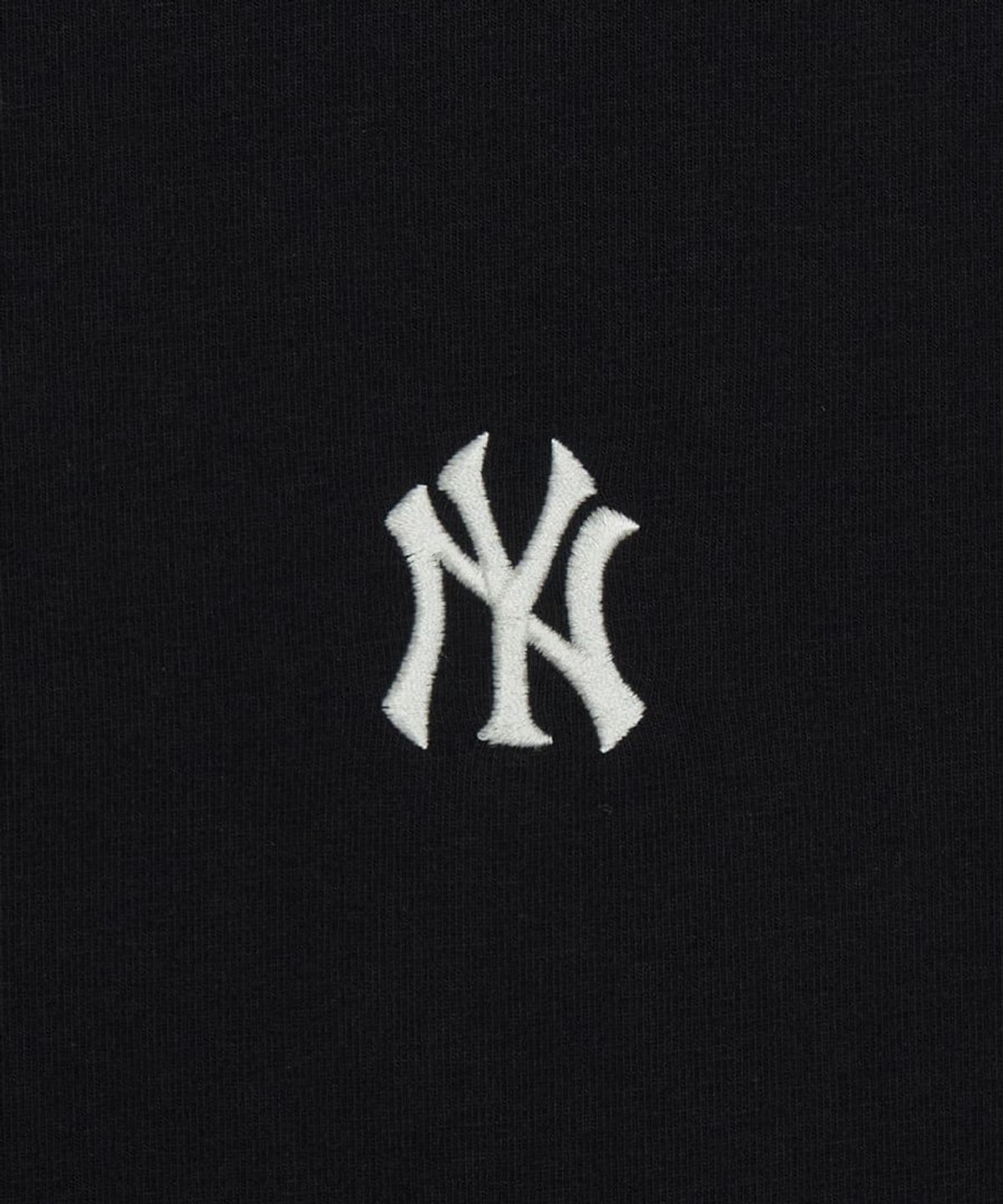 엠엘비(MLB) 여성 베이직 스몰로고 링거 티셔츠 NY (Black)