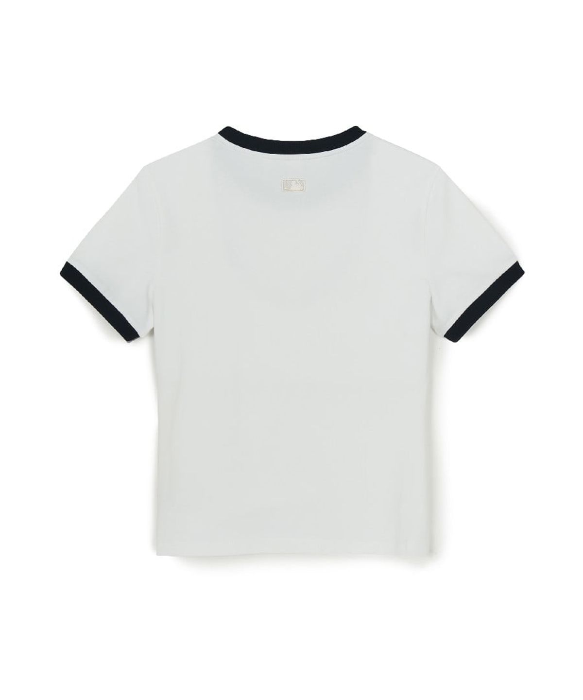 엠엘비(MLB) 여성 베이직 스몰로고 링거 티셔츠 NY (White)