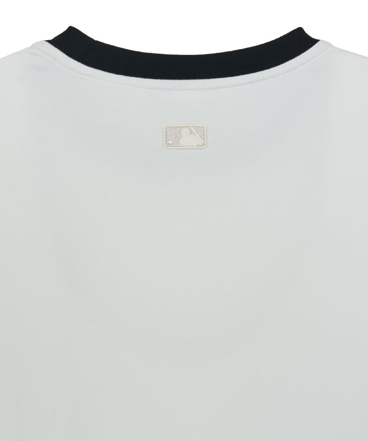엠엘비(MLB) 여성 베이직 스몰로고 링거 티셔츠 NY (White)