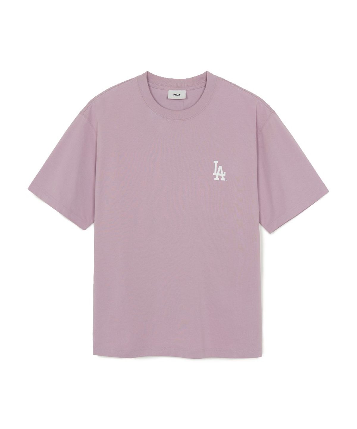 엠엘비(MLB) 베이직 스트릿 컬러레터 오버핏 반팔 티셔츠 LA (L.Lavender)