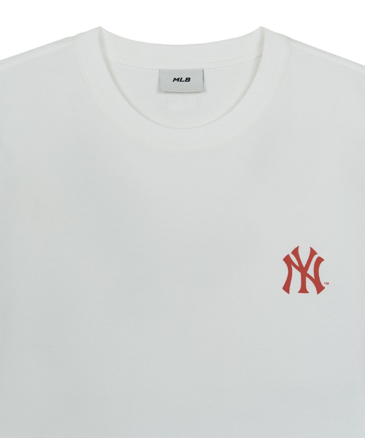 엠엘비(MLB) 베이직 스트릿 컬러레터 오버핏 반팔 티셔츠 NY (White)