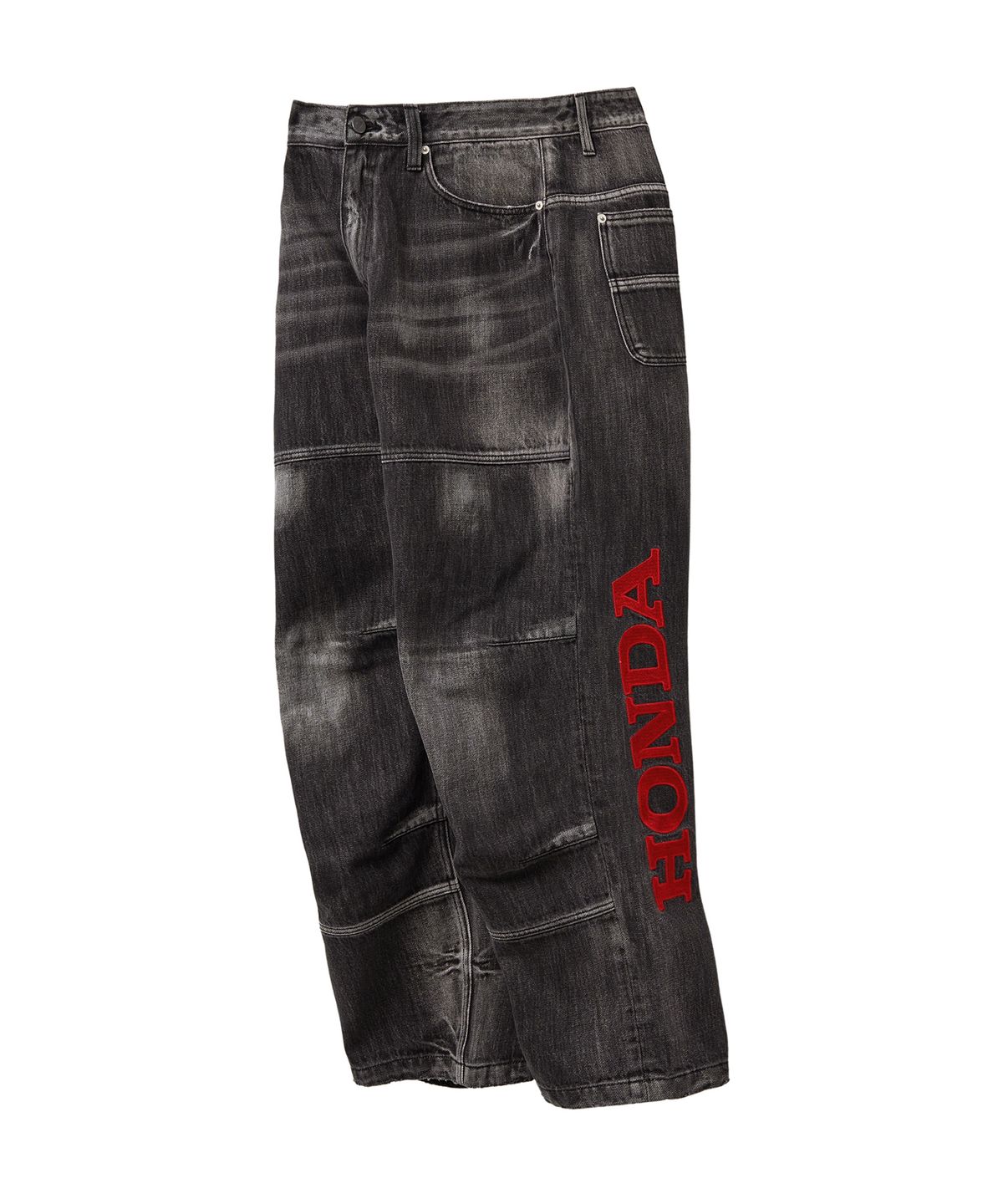 핍스 모터사이클(PHYPS MOTORCYCLE) Vintage Biker Wide Jean Black