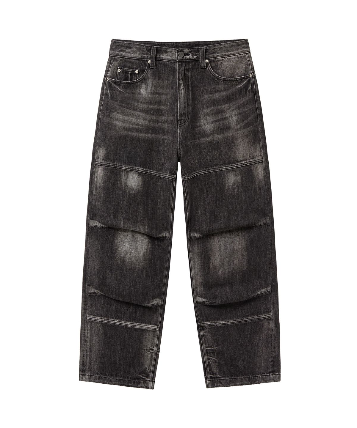 핍스 모터사이클(PHYPS MOTORCYCLE) Vintage Biker Wide Jean Black