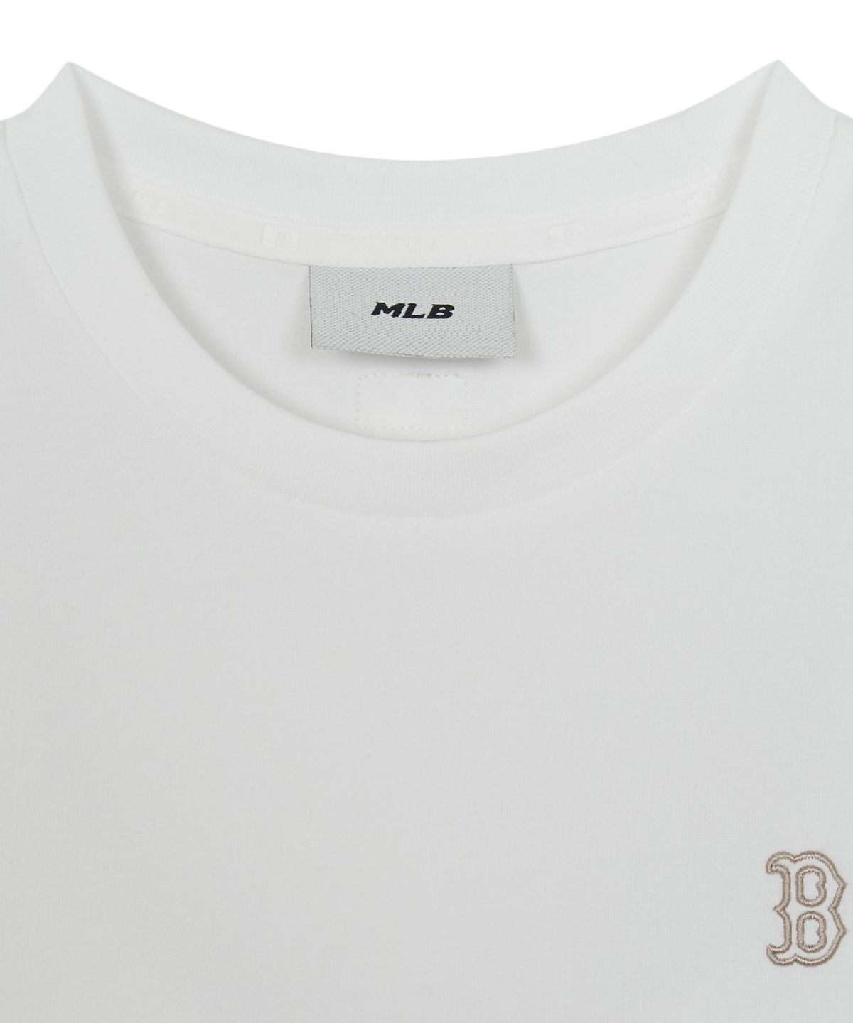 엠엘비(MLB) 여성 베이직 슬림핏 반팔 티셔츠 BOS (White)