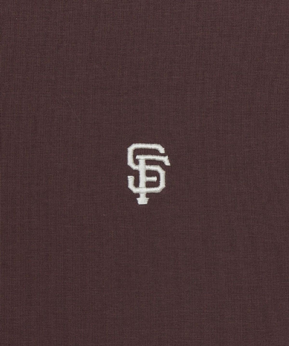 엠엘비(MLB) 여성 베이직 슬림핏 반팔 티셔츠 SF (Ptn.Brown)