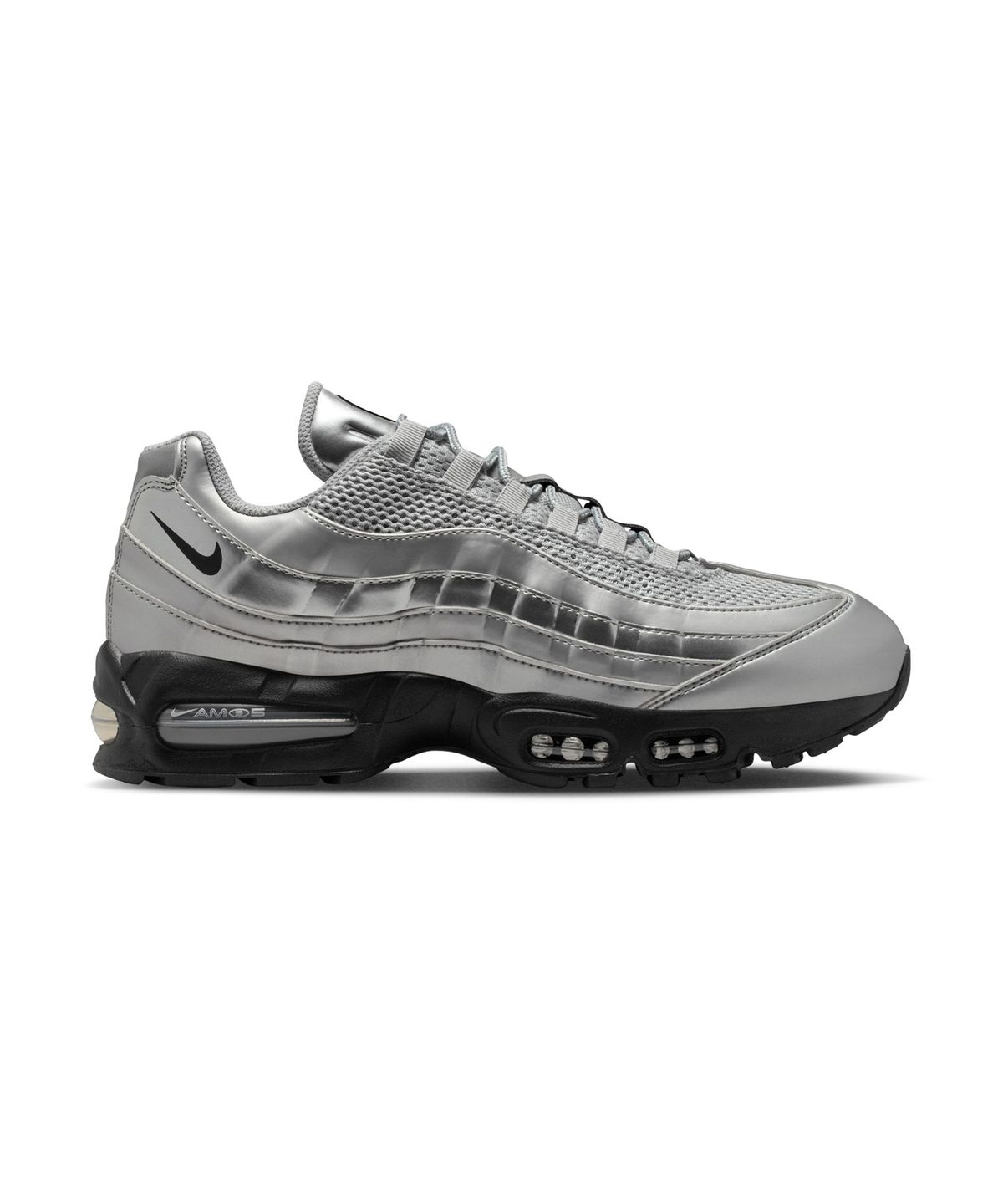 나이키(NIKE) 에어 맥스 95 M - 메탈릭 실버:블랙:유니버시티 레드:블랙 / IB6830-002