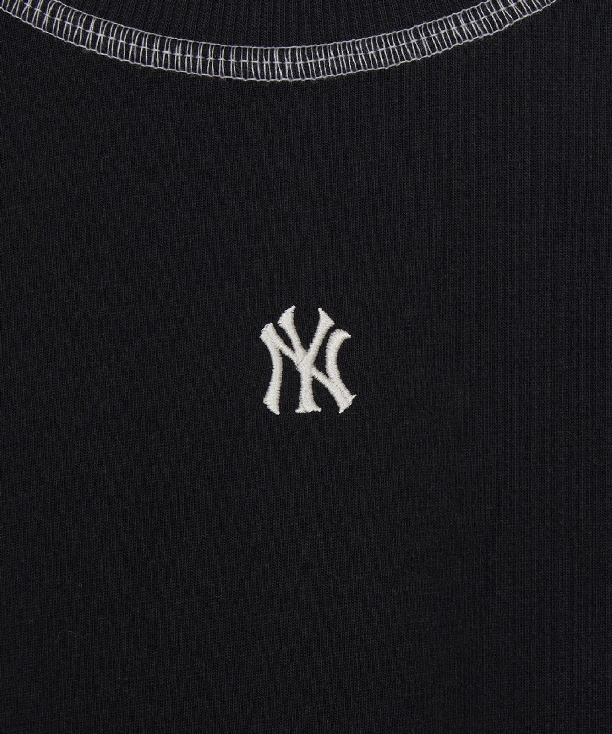엠엘비(MLB) 여성 바시티 레터링 반팔 맨투맨 NY (Black)