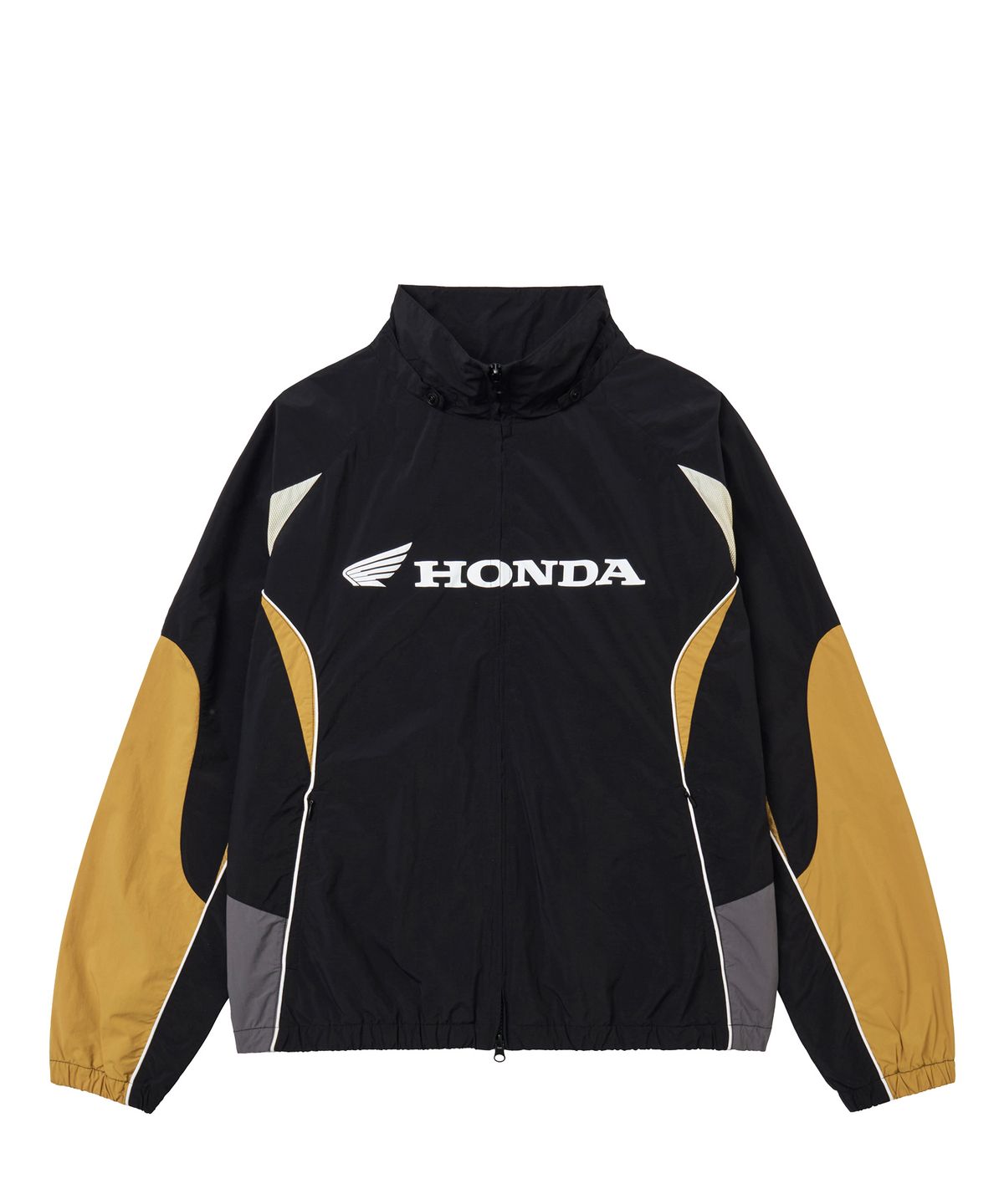 핍스 모터사이클(PHYPS MOTORCYCLE) Nylon 2Way Track Windbreaker Black