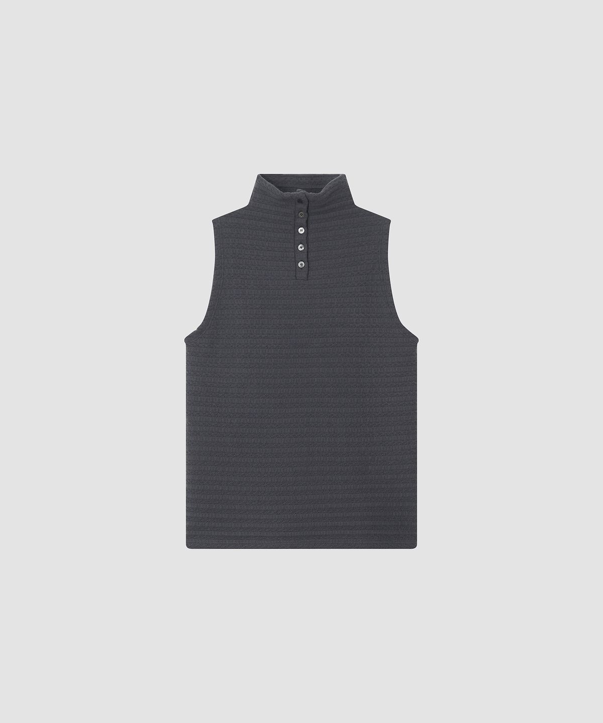 더 릴(THE LILLE) Winter Turtle Sleeveless T_Charcoal