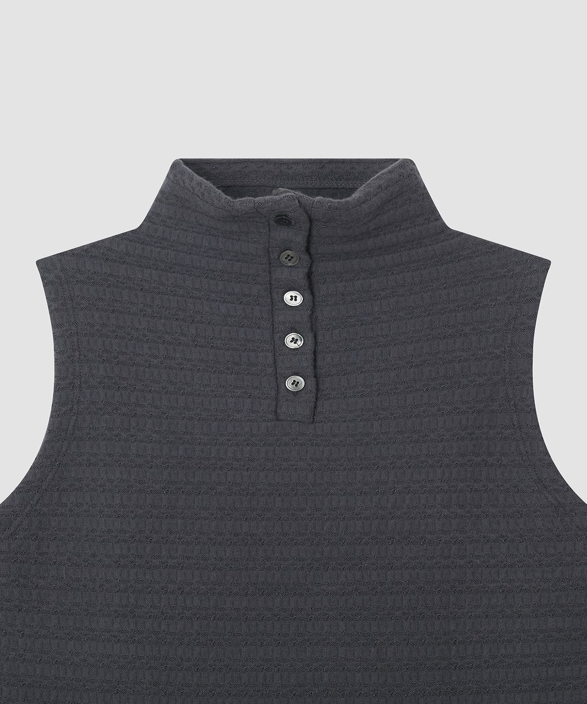 더 릴(THE LILLE) Winter Turtle Sleeveless T_Charcoal