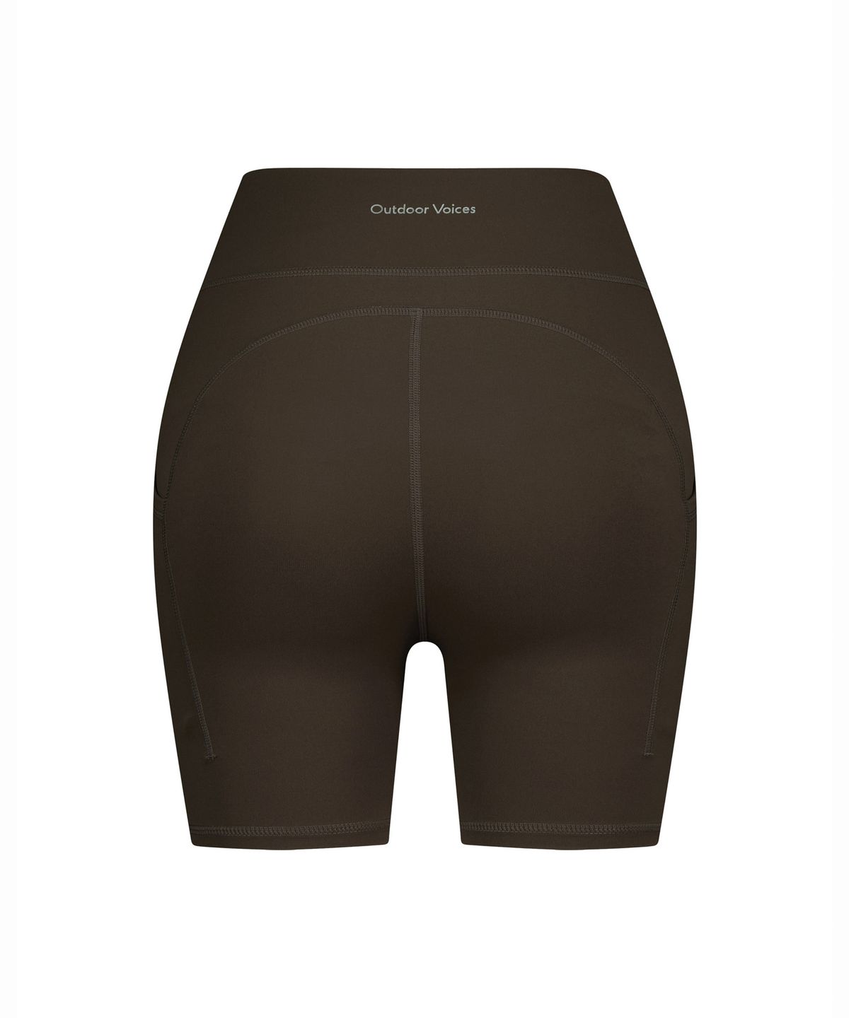아웃도어 보이스(OUTDOOR VOICES) (W)Technol-OV™ SOFT FLEX LEGGINGS SHORTS (BROWN)