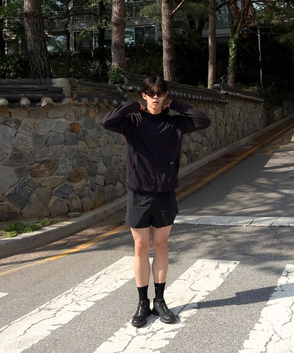 아웃도어 보이스(OUTDOOR VOICES) Technol-OV™ RACE SHORTS (BLACK)