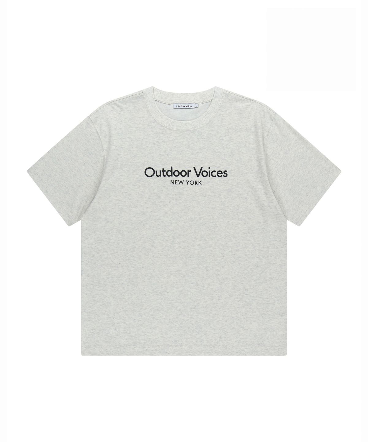 아웃도어 보이스(OUTDOOR VOICES) AirCorePro™ CLASSIC LOGO NY TEE (OATMEAL)