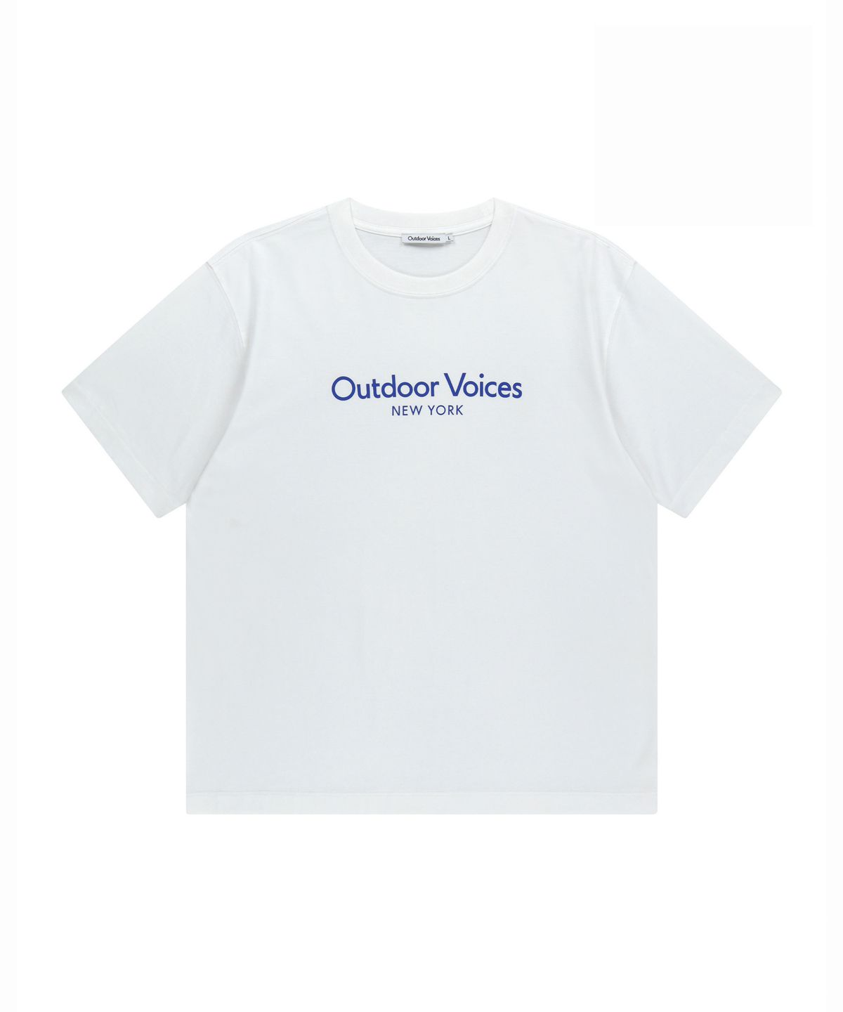 아웃도어 보이스(OUTDOOR VOICES) AirCorePro™ CLASSIC LOGO NY TEE (WHITE)