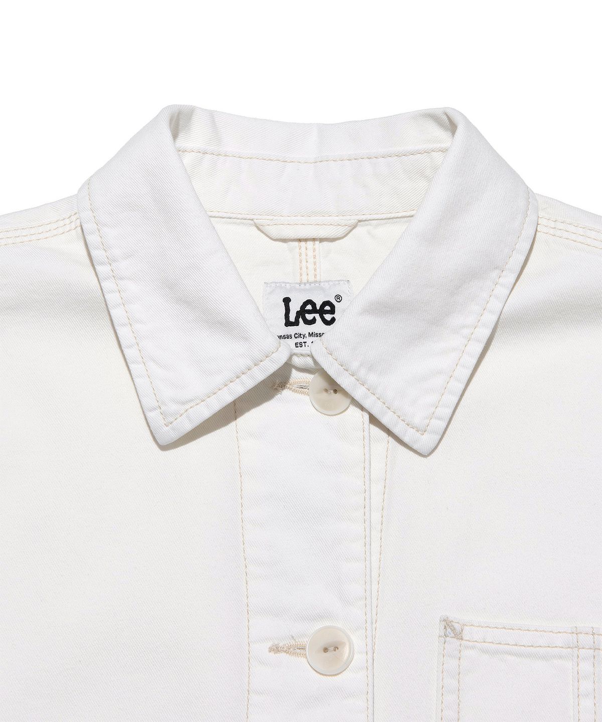 리(LEE) 우먼 데님 로코 자켓 에크루