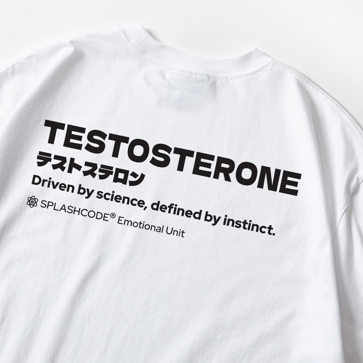 스플래시코드(SPLASHCODE) 롱슬리브 화이트 - 테토(Testosterone)