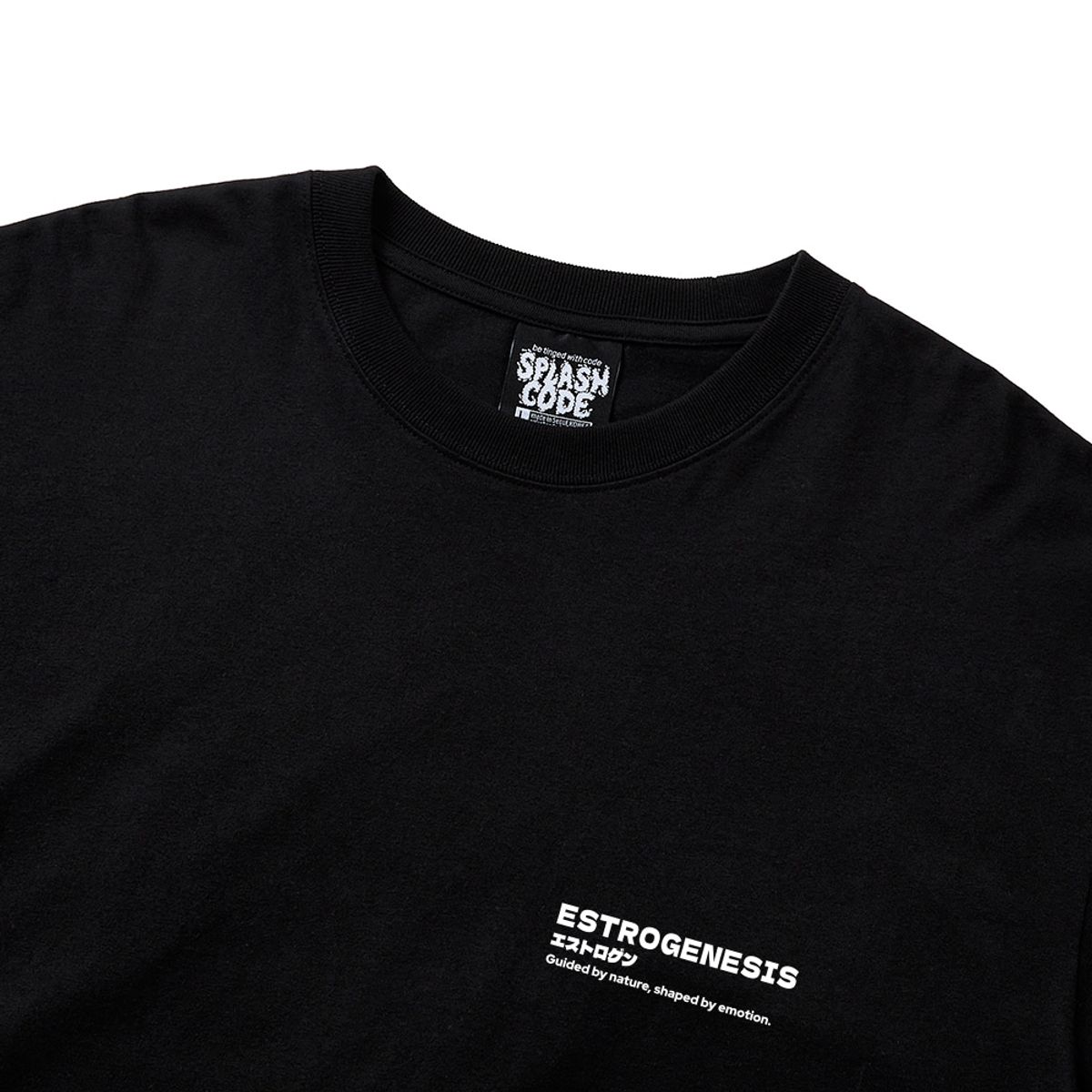스플래시코드(SPLASHCODE) 롱슬리브 블랙 - 에겐(Estrogen)