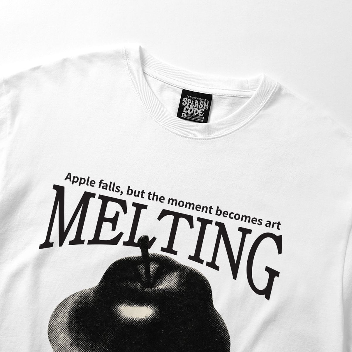 스플래시코드(SPLASHCODE) 롱슬리브 화이트 - 멜팅 애플(Melting Apple)