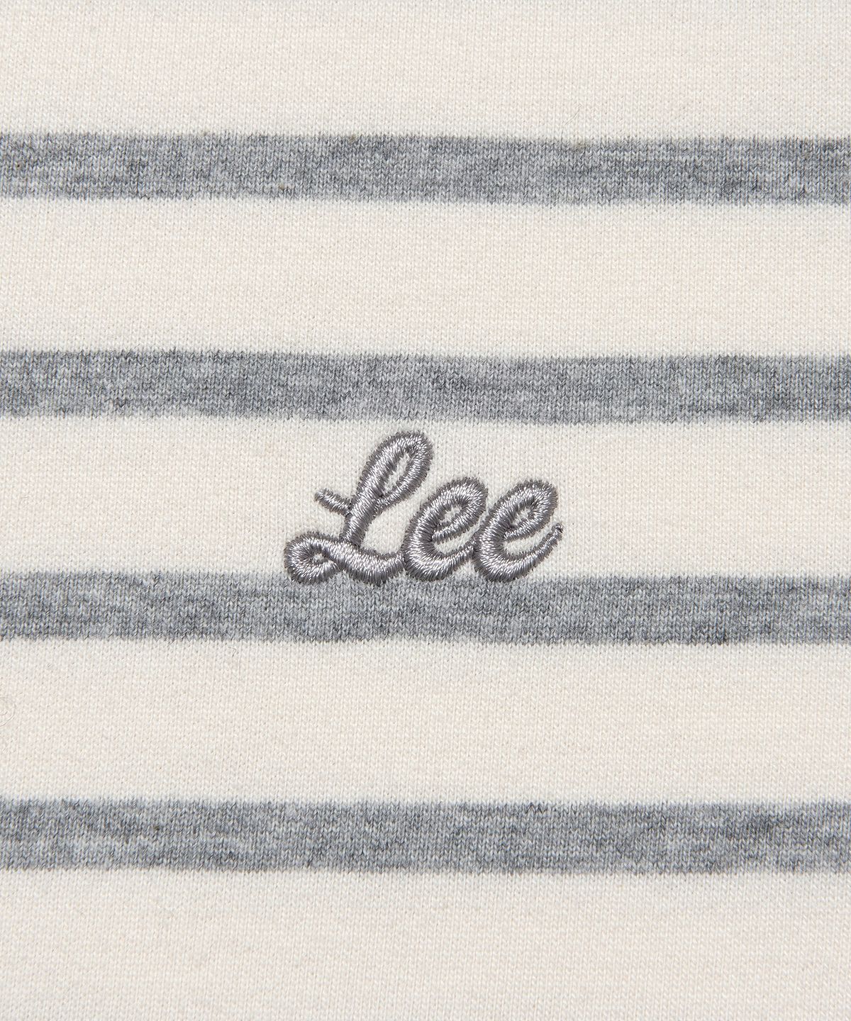 리(LEE) 우먼 유니온 로고 후드집업 그레이