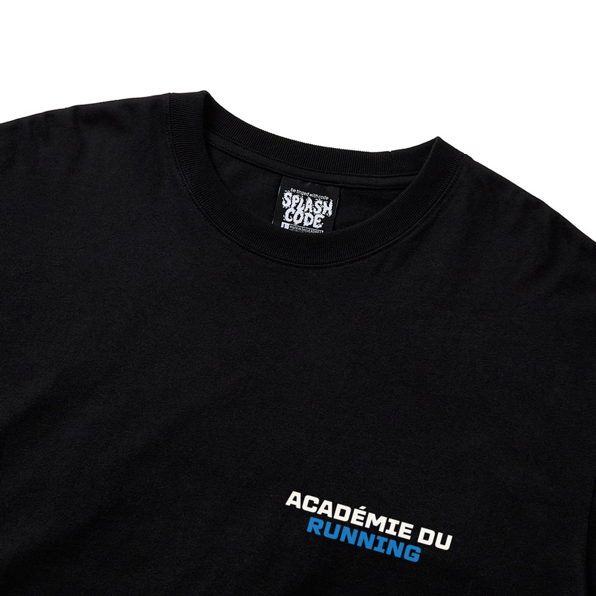스플래시코드(SPLASHCODE) 롱슬리브 블랙 - 러닝 디파트(The Running Dept)