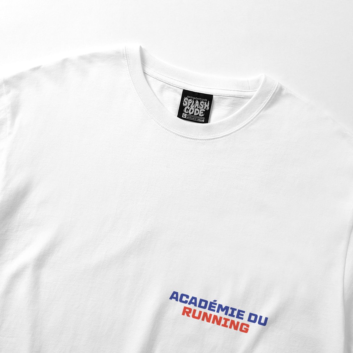스플래시코드(SPLASHCODE) 롱슬리브 화이트 - 러닝 디파트(The Running Dept)