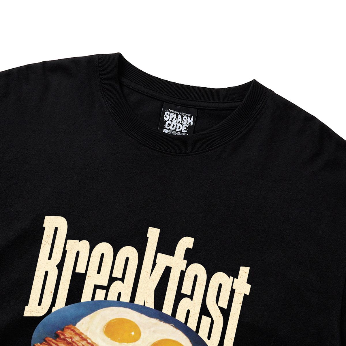 스플래시코드(SPLASHCODE) 롱슬리브 블랙 - 아침(Breakfast)