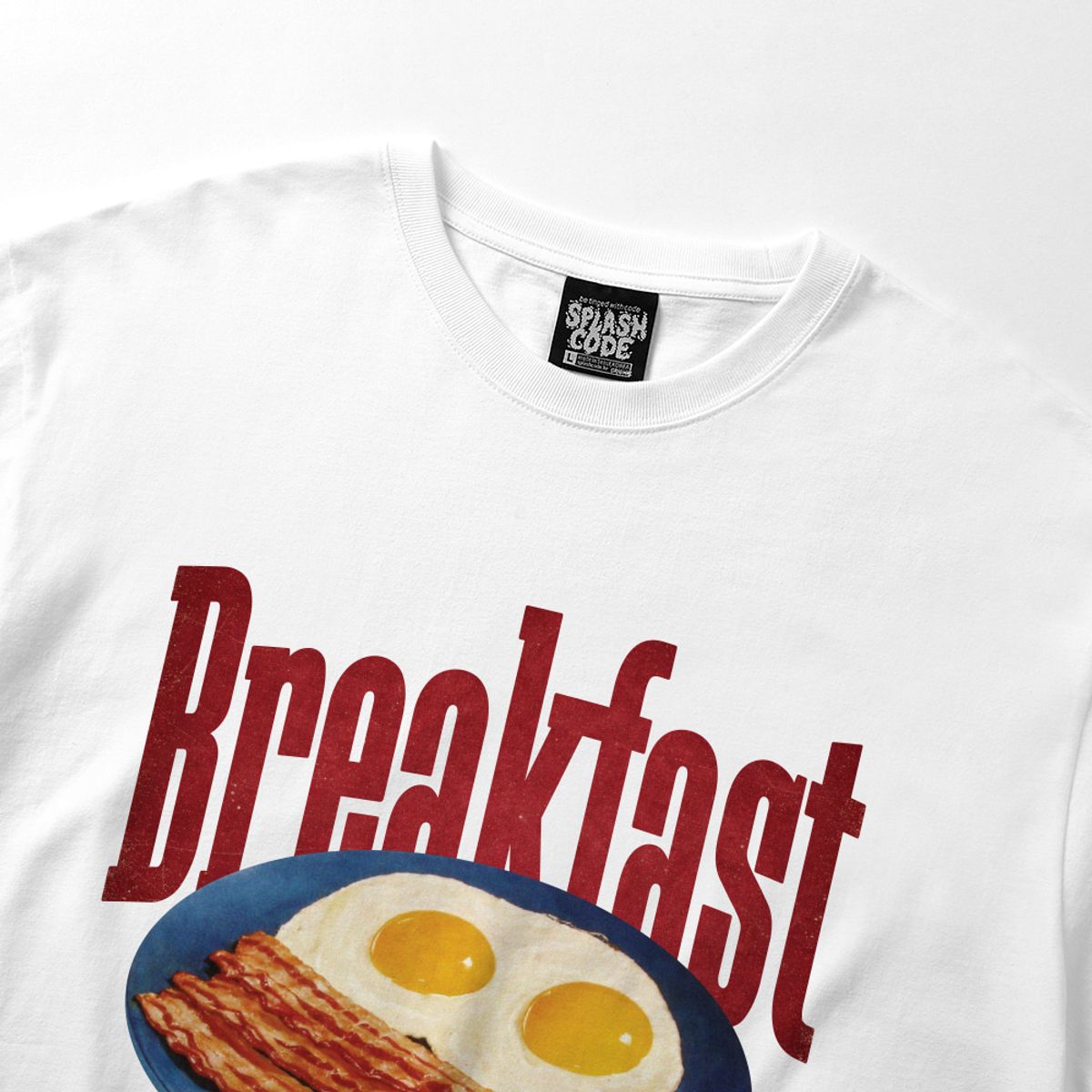 스플래시코드(SPLASHCODE) 롱슬리브 화이트 - 아침(Breakfast)