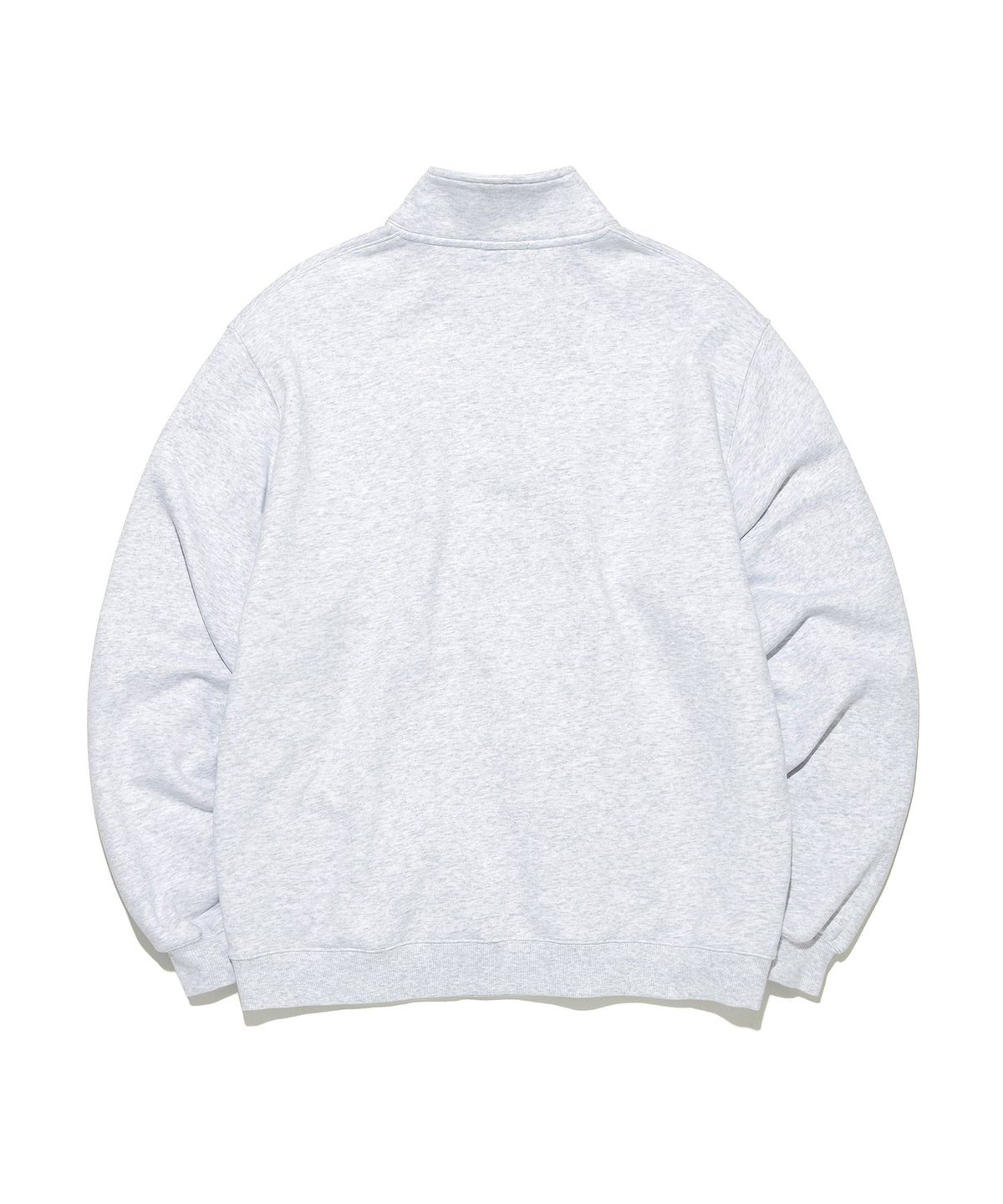 리(LEE) 스몰 트위치 로고 하프 집업 맨투맨 라이트그레이