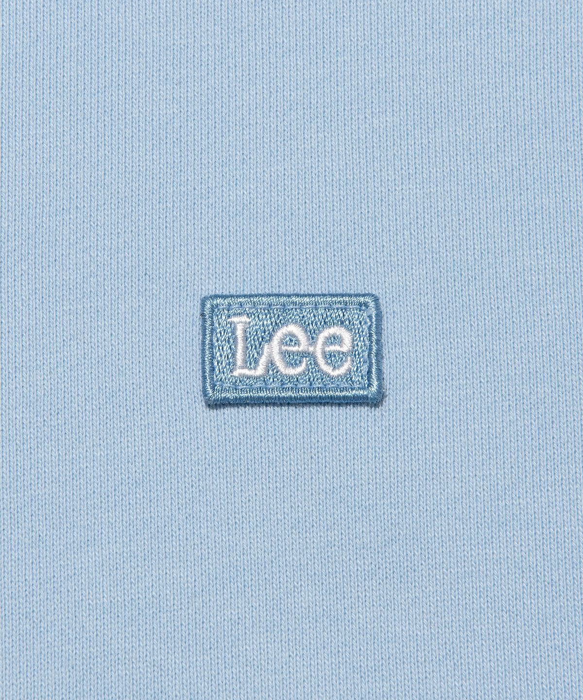 리(LEE) 스몰 트위치 로고 하프 집업 맨투맨 블루