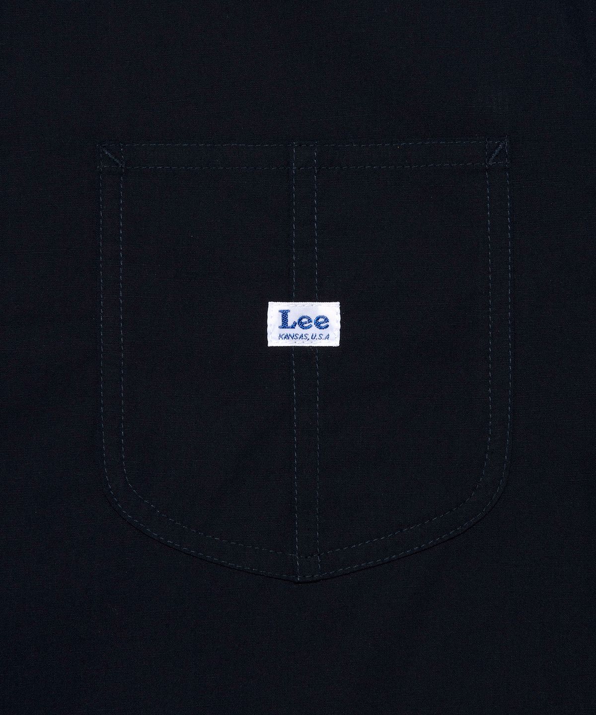 리(LEE) 로코 포켓 코튼 린넨 셔츠 다크 네이비