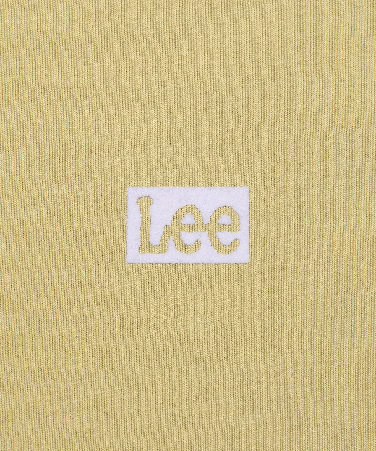 리(LEE) 박스 로고 긴팔 티셔츠 레몬
