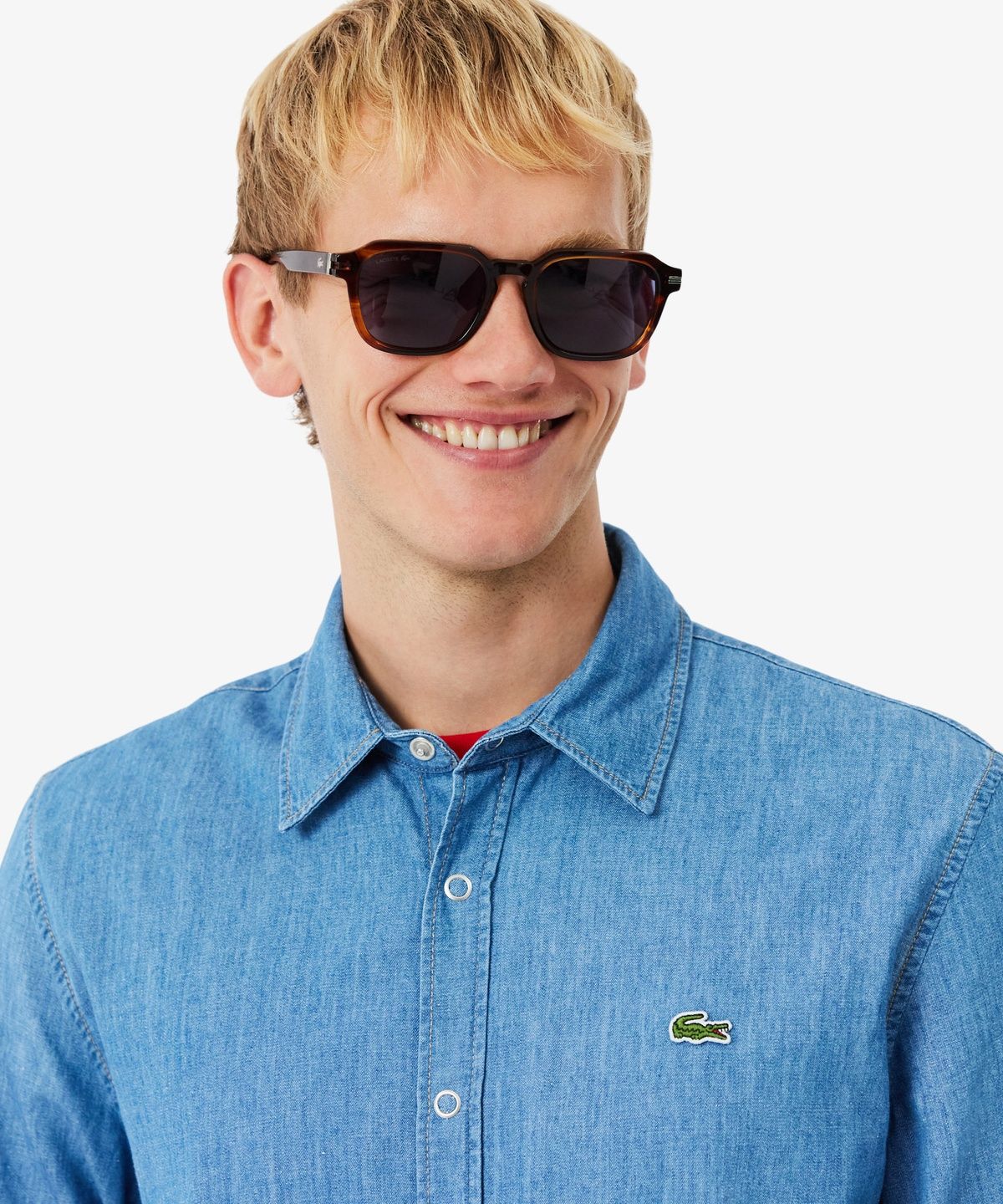 라코스테(LACOSTE) 남성 데님 셔츠 CH2591-56G MKU