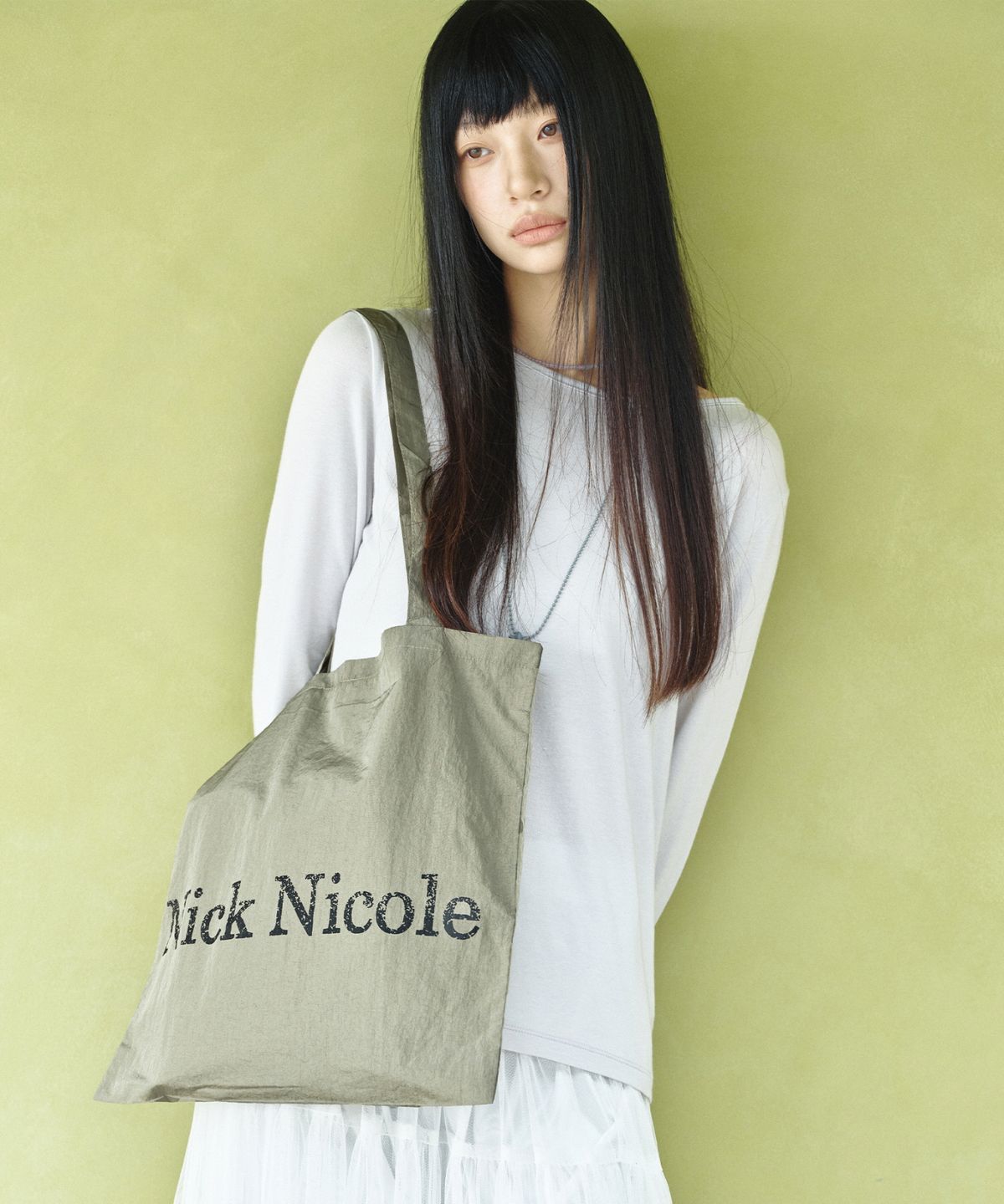 닉앤니콜(NICK&NICOLE) LOGO NYLON ECO BAG_7 COLOR