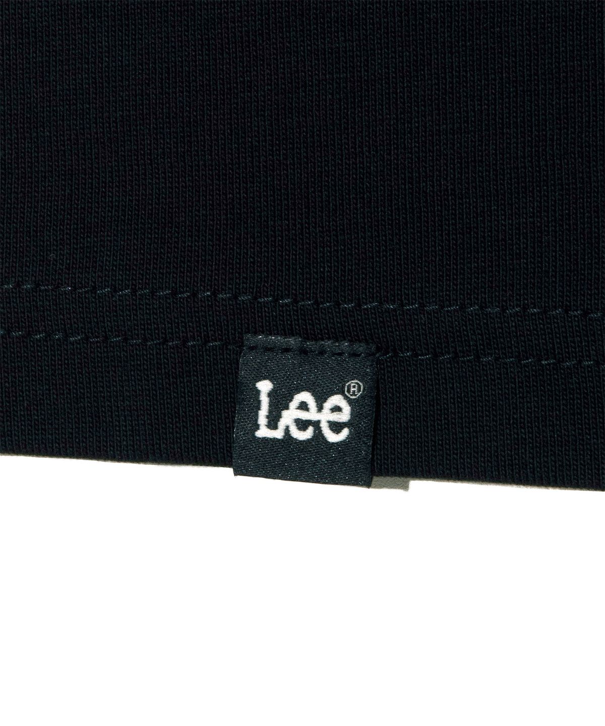 리(LEE) 컬리지 로고 반팔 티셔츠 네이비
