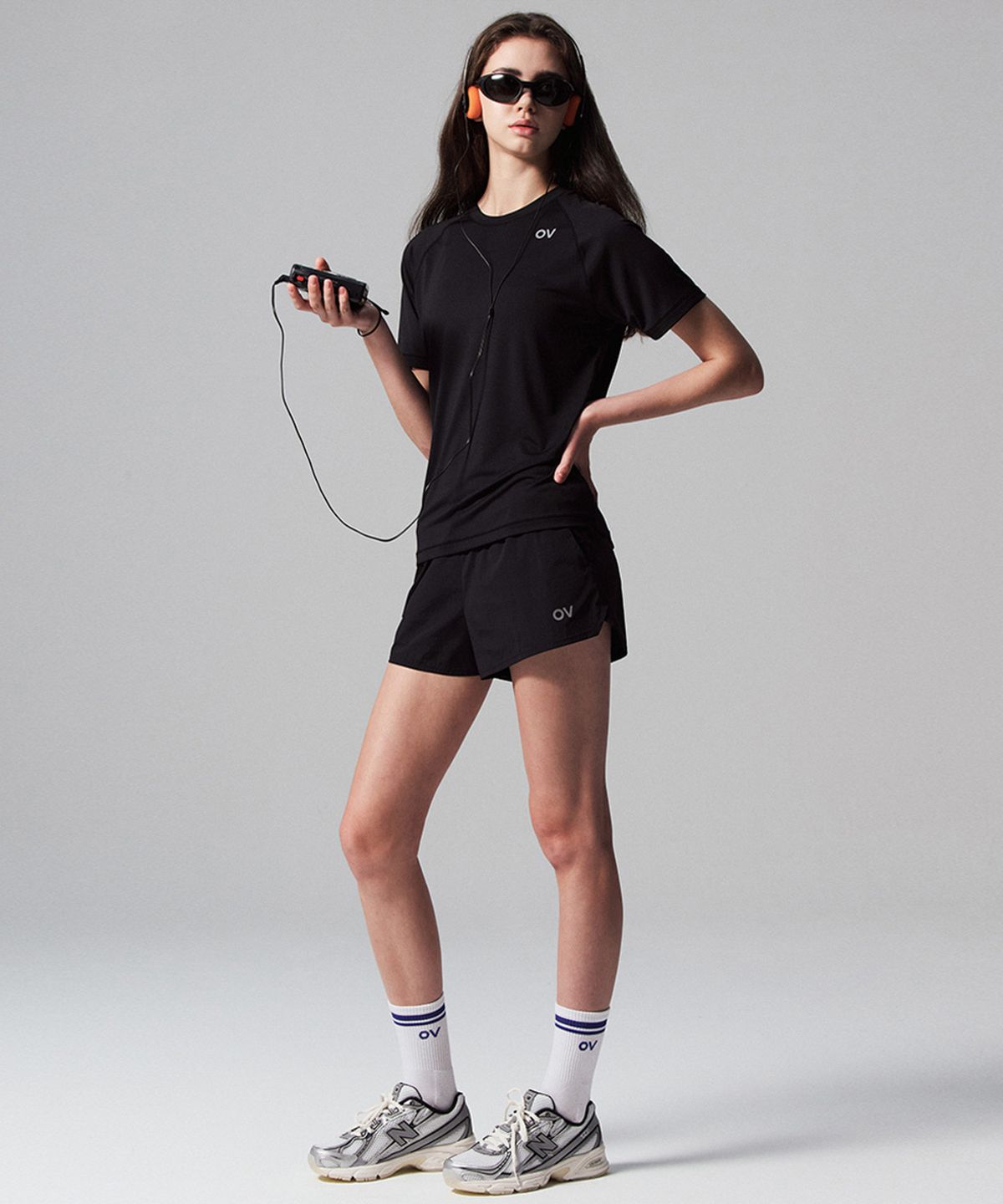 아웃도어 보이스(OUTDOOR VOICES) Technol-OV™ DRY FLEX TEE (BLACK)