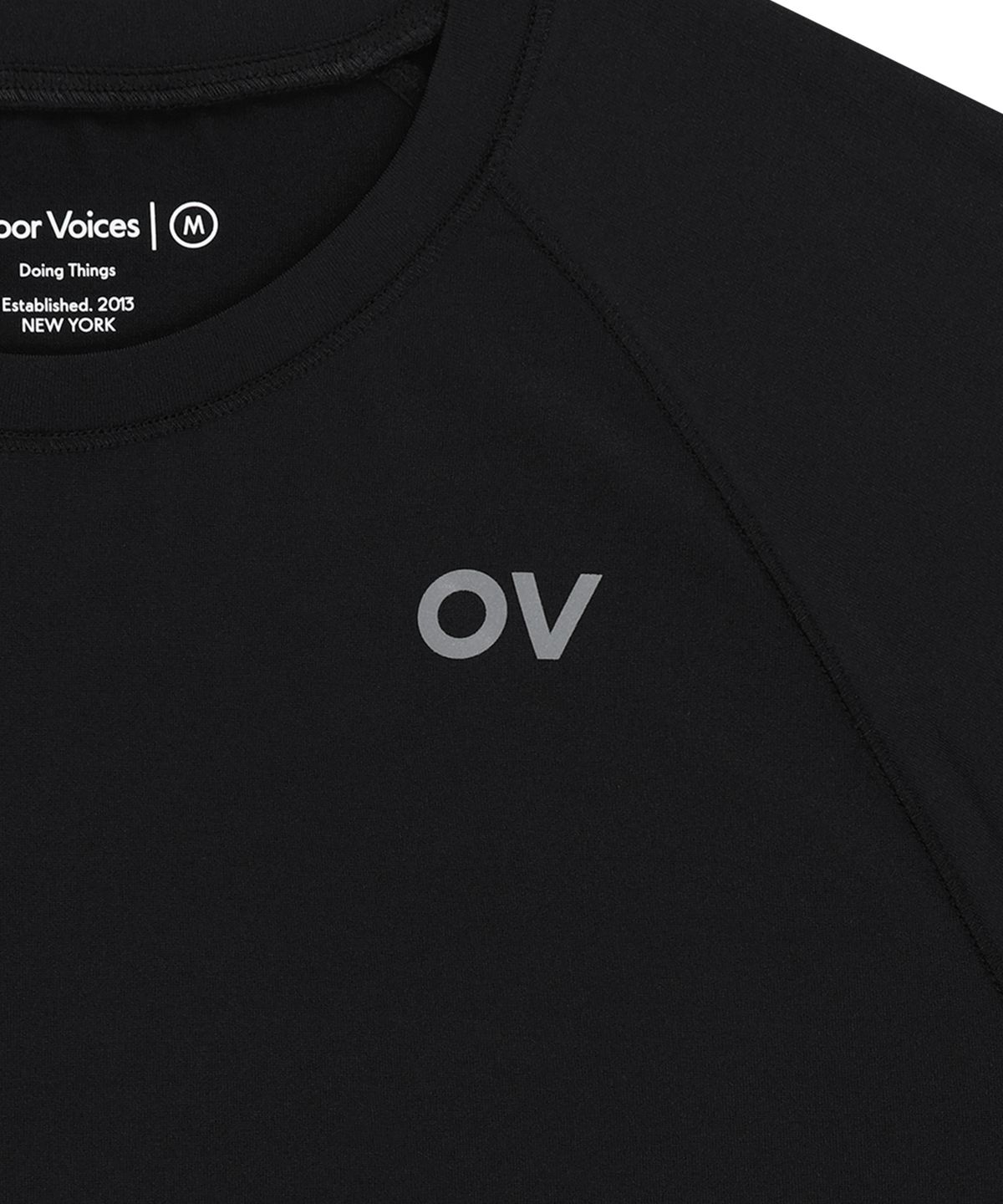 아웃도어 보이스(OUTDOOR VOICES) Technol-OV™ DRY FLEX TEE (BLACK)