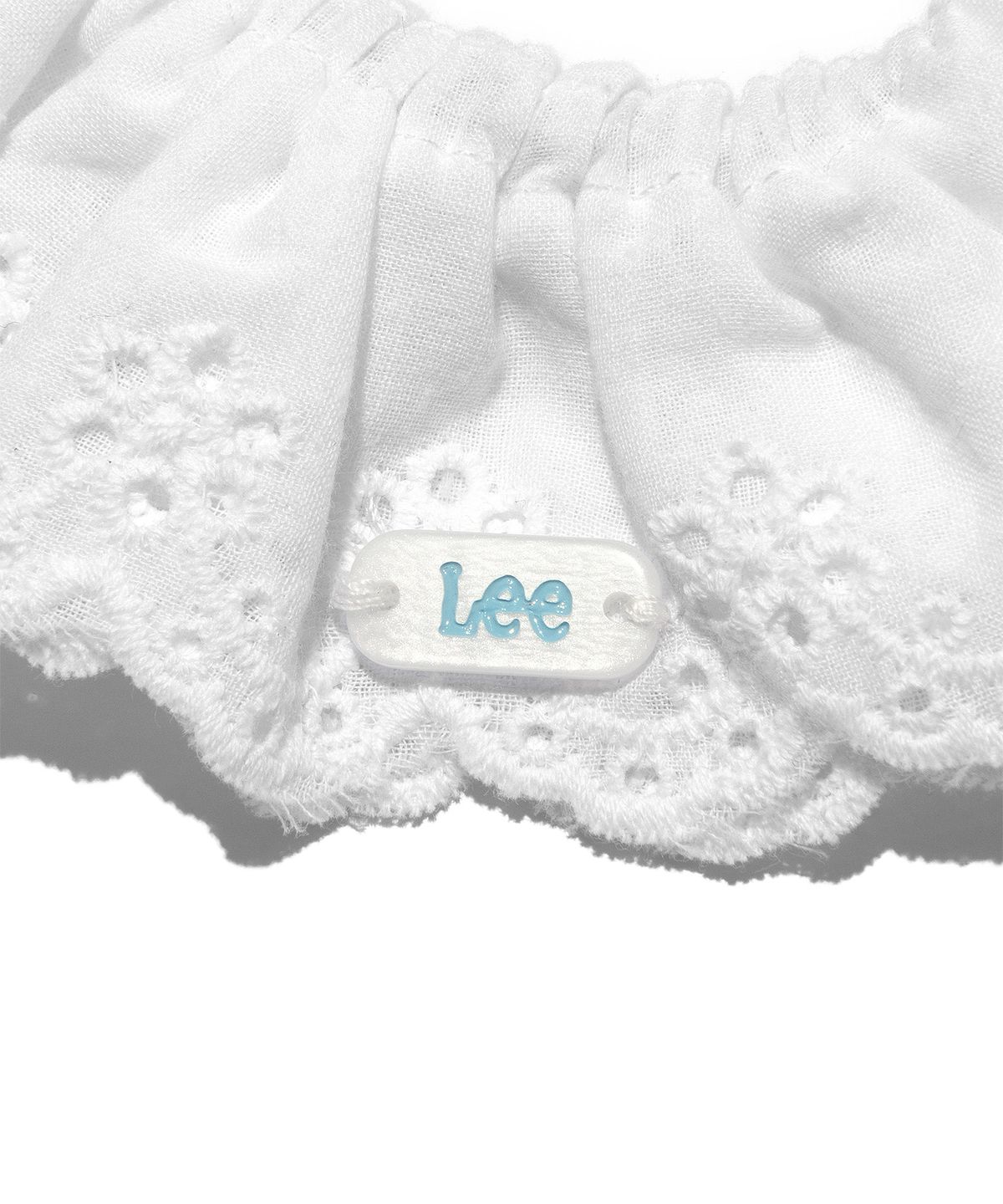 리(LEE) 패턴 스크런치 아이보리