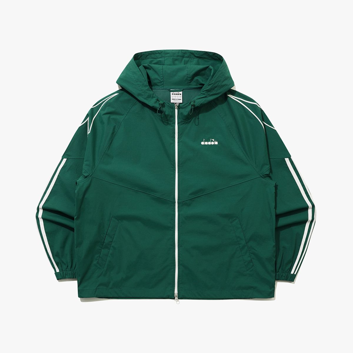 디아도라(diadora) 벤토 후드 자켓 GREEN