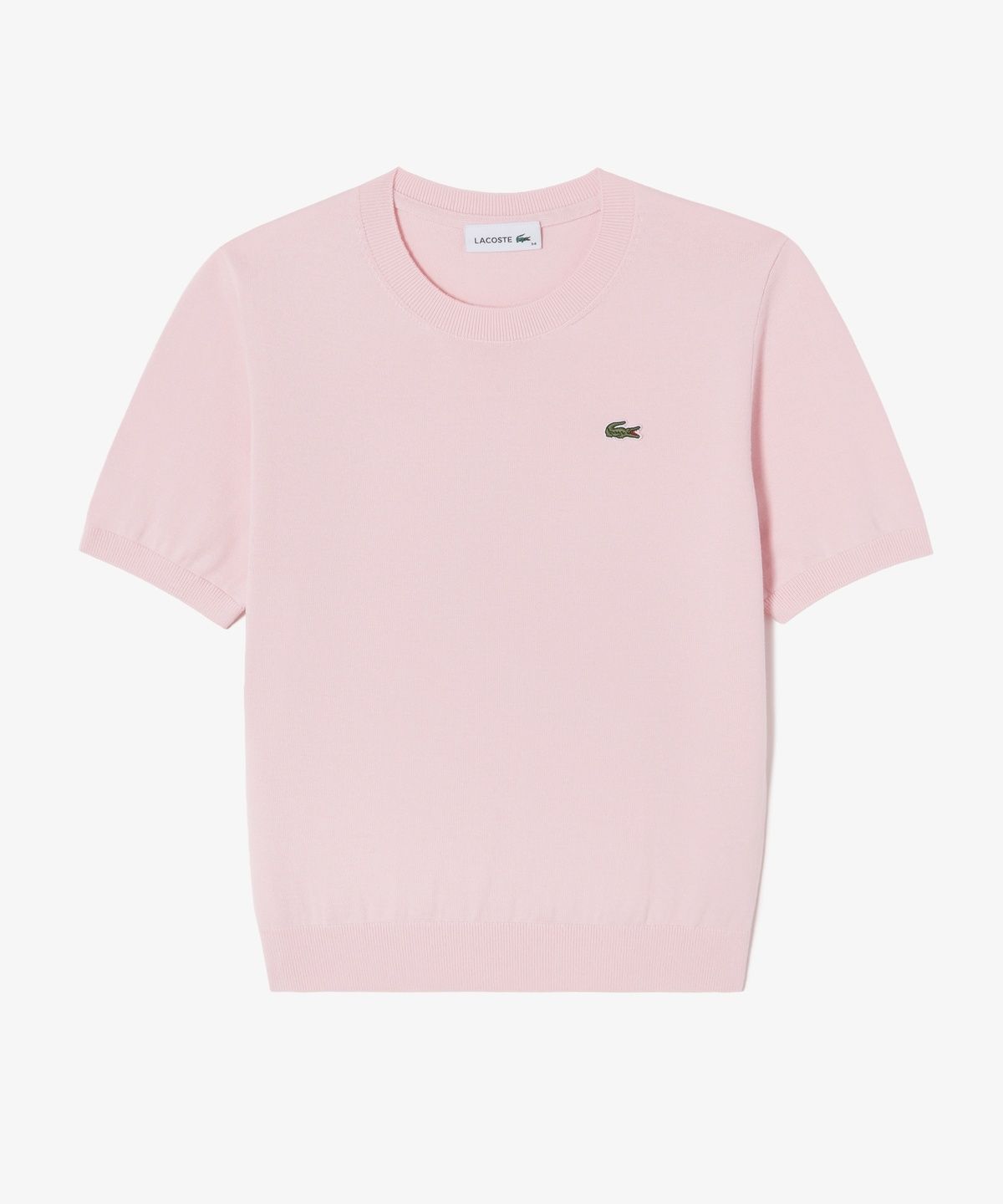 라코스테(LACOSTE) 여성 베이직 크루넥 반팔 스웨터 AF115E-56G ADY