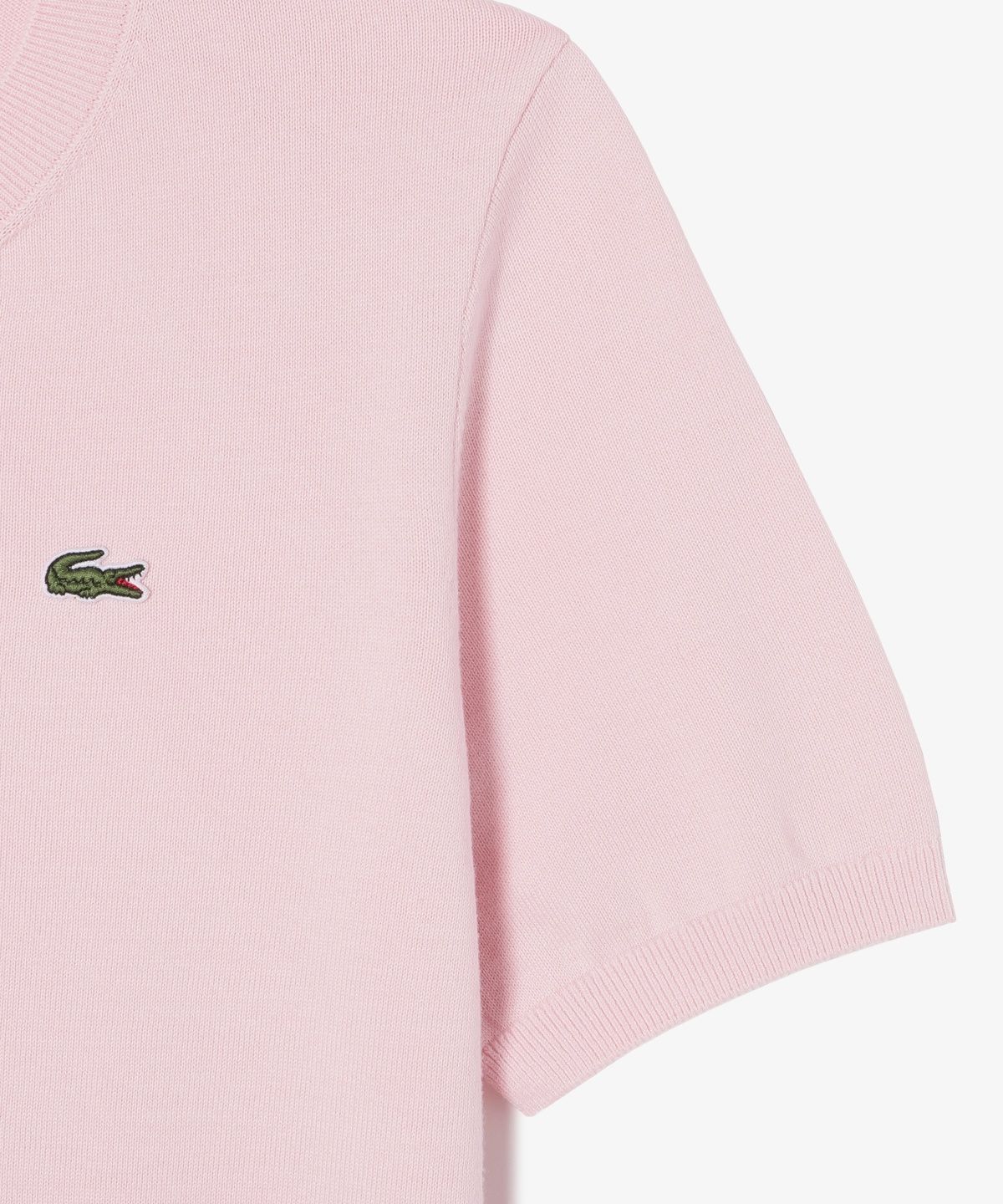 라코스테(LACOSTE) 여성 베이직 크루넥 반팔 스웨터 AF115E-56G ADY