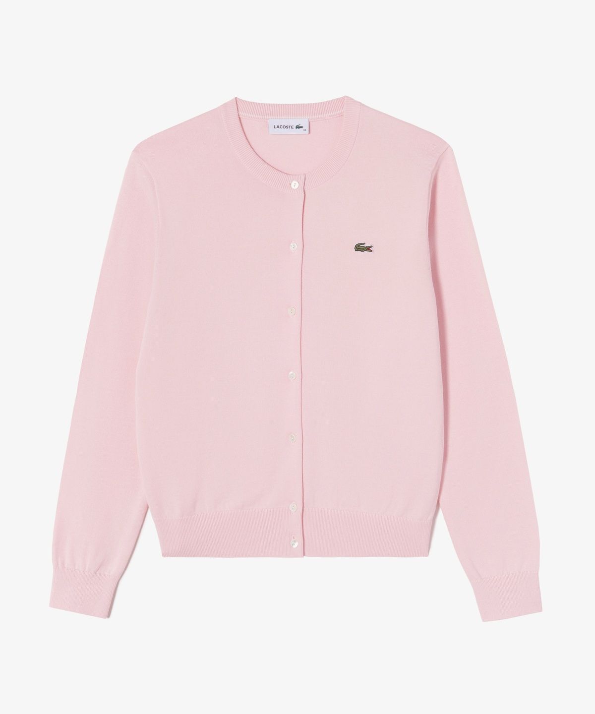 라코스테(LACOSTE) 여성 베이직 크루넥 가디건 AF133E-56G ADY