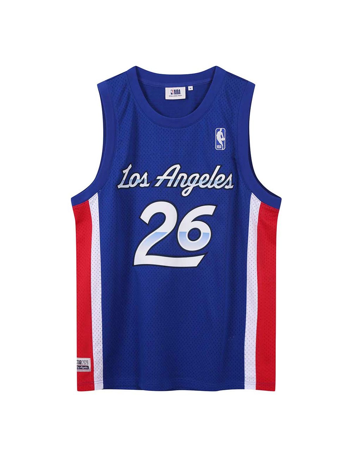 엔비에이(NBA) ALL STAR 유니폼 메쉬 슬리브리스 블루