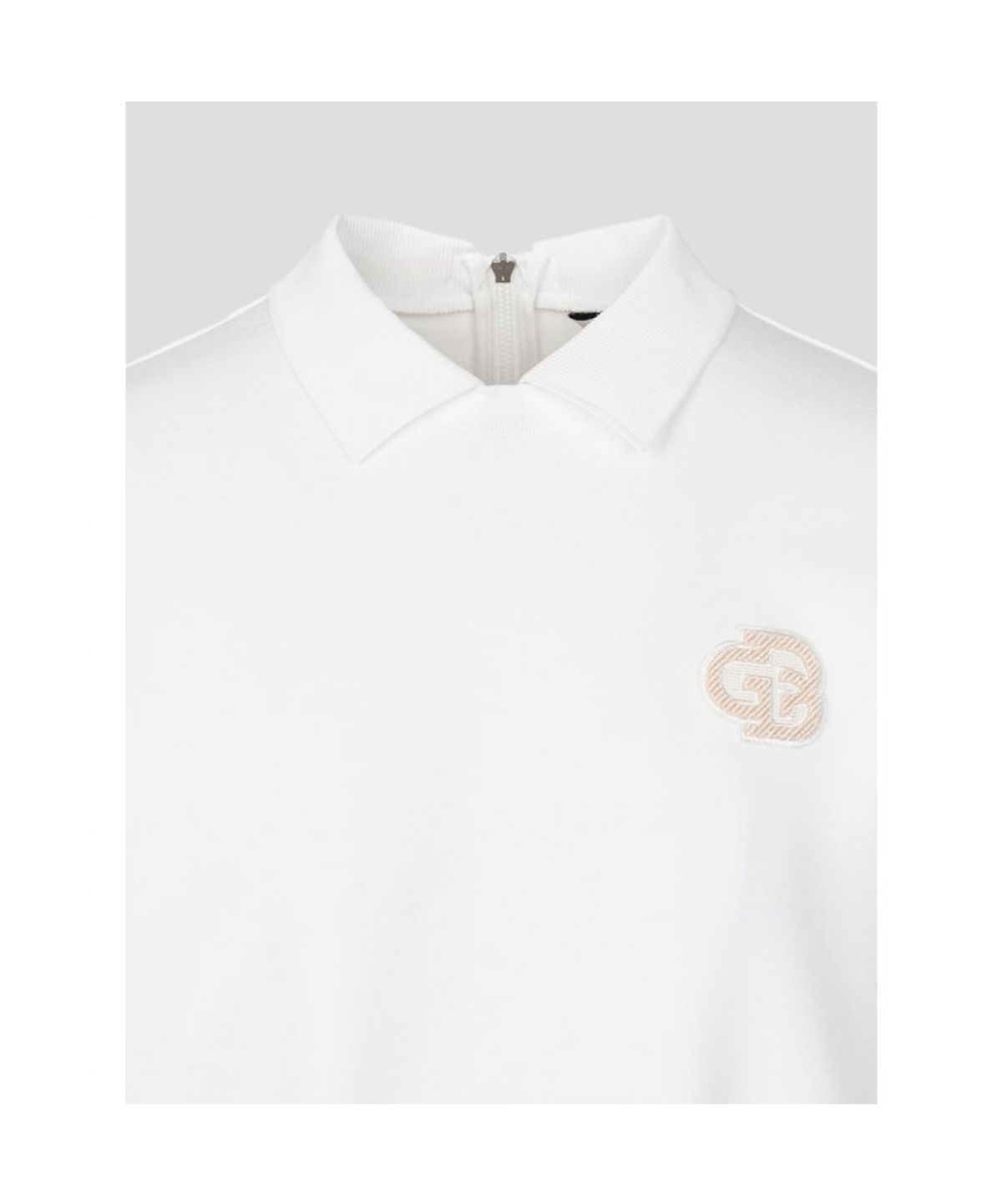 빈폴골프(BEANPOLE GOLF) 여성 우븐믹스 블루종핏 긴소매 티셔츠  아이보리
