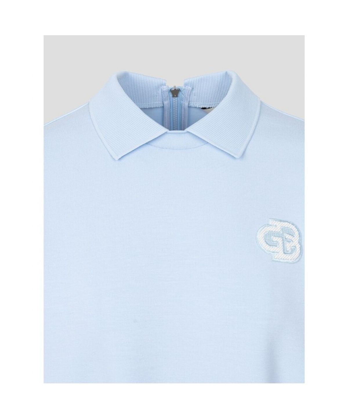 빈폴골프(BEANPOLE GOLF) 여성 우븐믹스 블루종핏 긴소매 티셔츠  스카이 블루