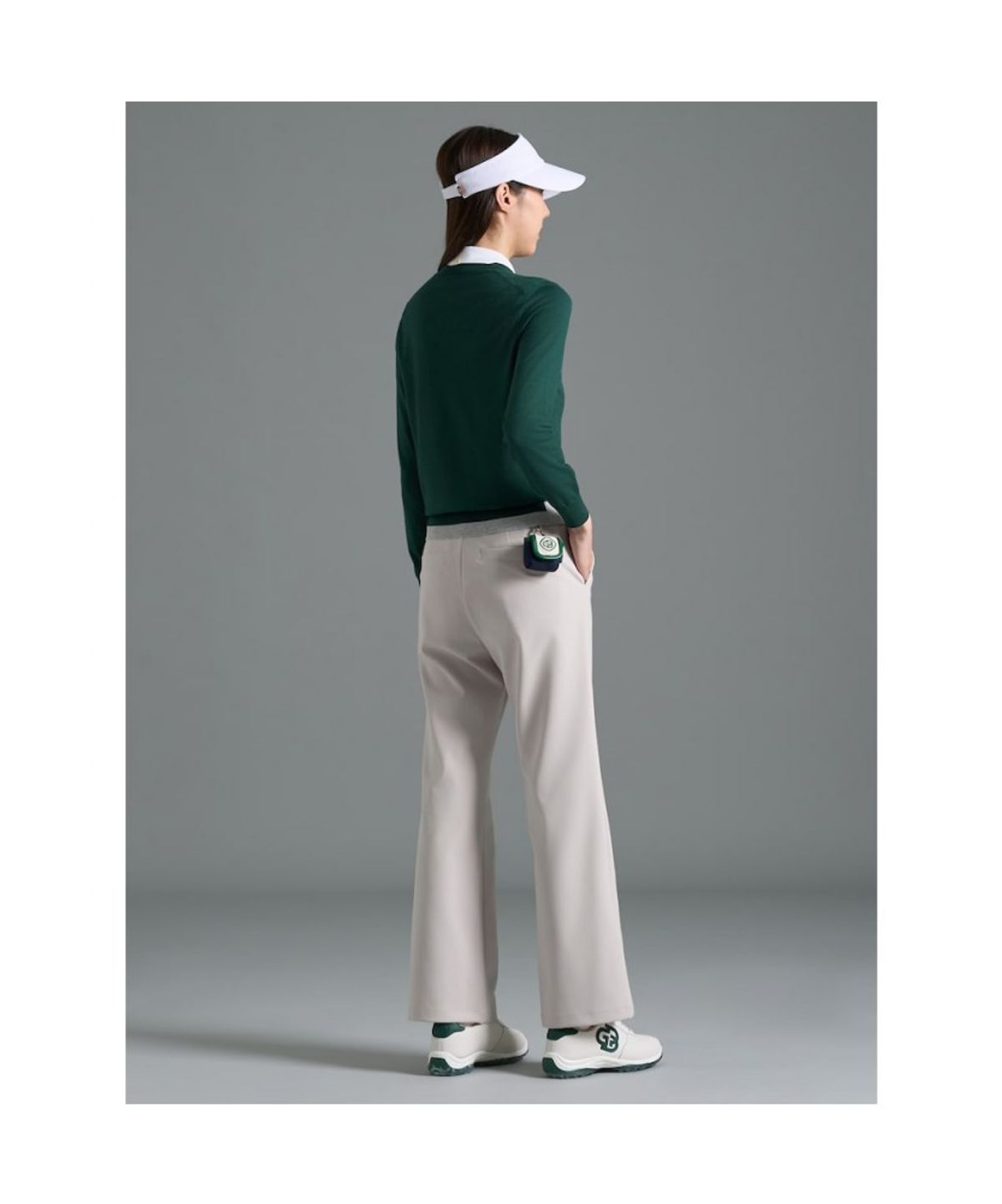 빈폴골프(BEANPOLE GOLF) 여성 라운드넥 긴소매 풀오버  그린