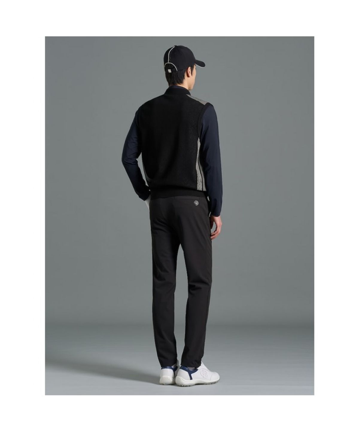 빈폴골프(BEANPOLE GOLF) [B_under] 남성 하이브리드 베스트  블랙